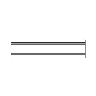 PS02 Short Double Pullup Bar for MD Series Racks