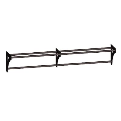 PL04 Long Triple Pullup Bar for MD Series Racks