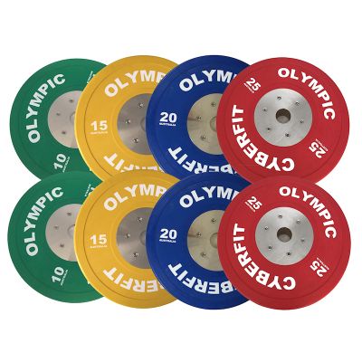 Olympic Bumper Plates Set 140kg ELITE Bumpers