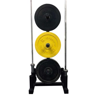 Olympic Bumper Weight Plate Storage Rack Stand