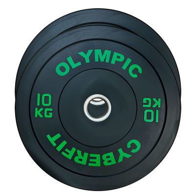 Econ 10kg Olympic Bumper Plates Black Pair