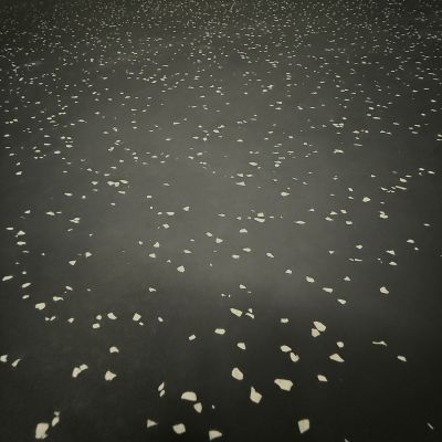15mm EPDM Premium Gym Flooring 1m x 1m White Fleck Mat