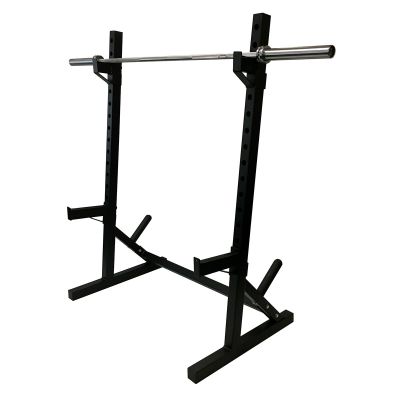 Squat Rack Stands with Plate Racks