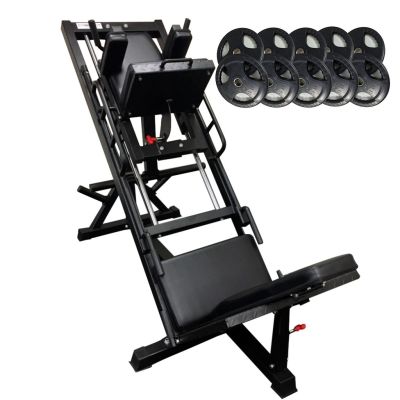 Leg Press Machine Plus Hack Squat with 200kg Rubber Plates