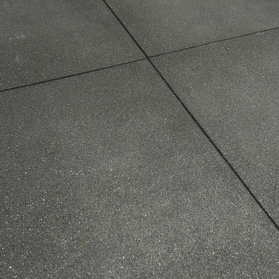 Rubber Gym Flooring Tile 1m x 1m Grey Fleck
