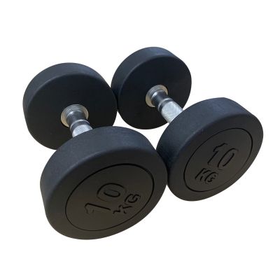 Rubber Dumbbells 10kg