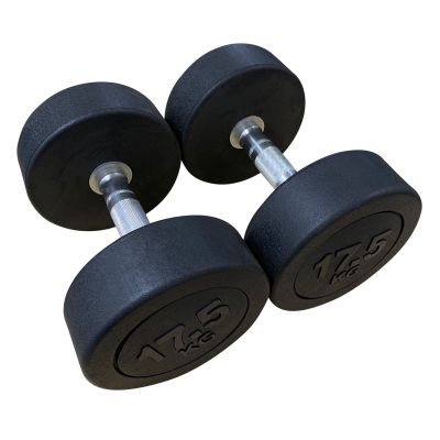 Rubber Dumbbells 17.5kg
