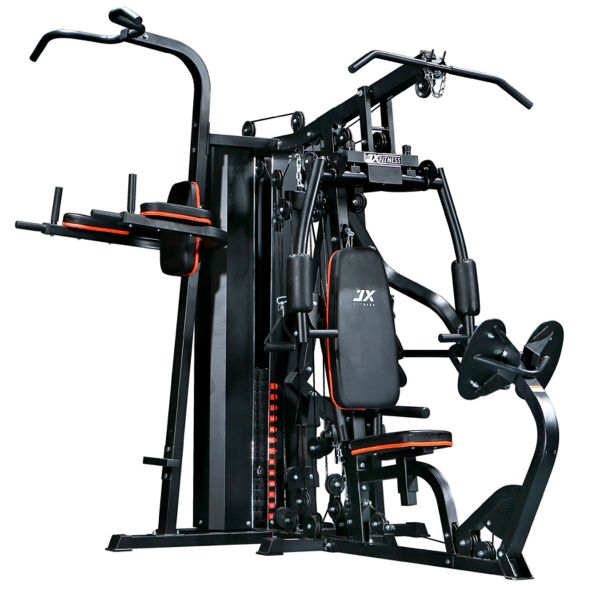 JX Fitness Multi Gym with Leg Press + Chin Dip