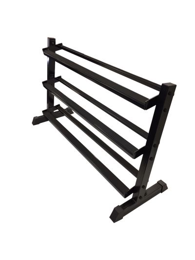 Dumbbell Rack 3 Tier Light Commercial 160cm