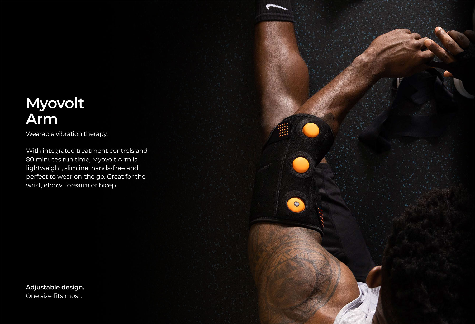 Myovolt arm vibration therapy sleeve