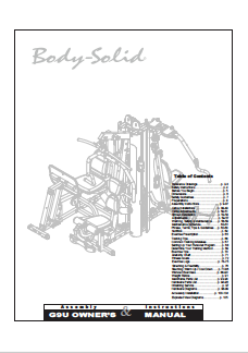 Bodysolid Owners Guide